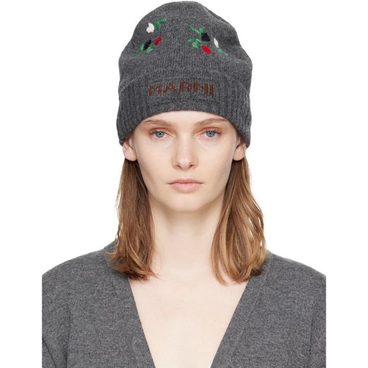 Photo: Marni Gray Wool & Cashmere Flower Beanie