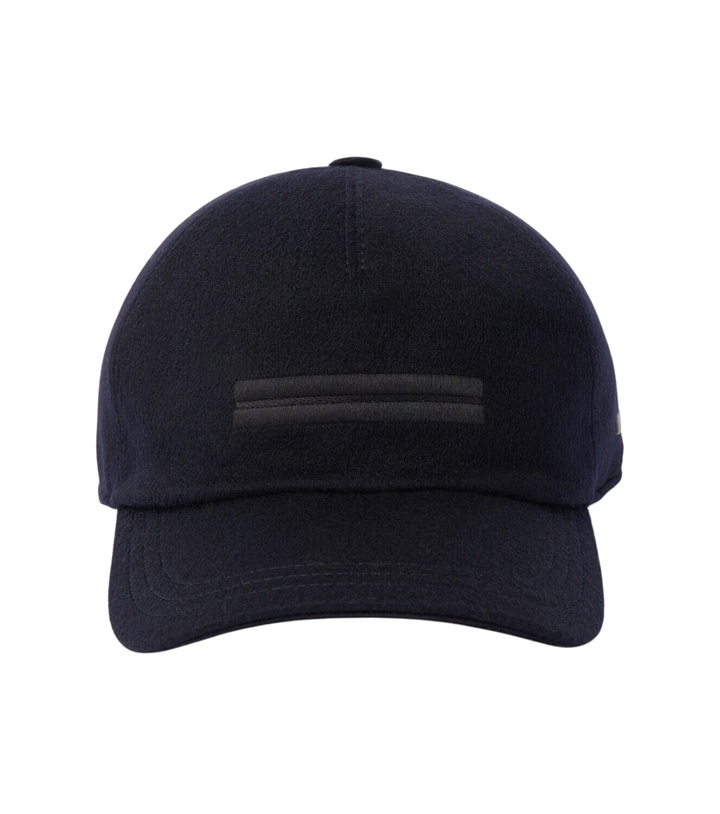Photo: Zegna Embroidered cashmere baseball cap
