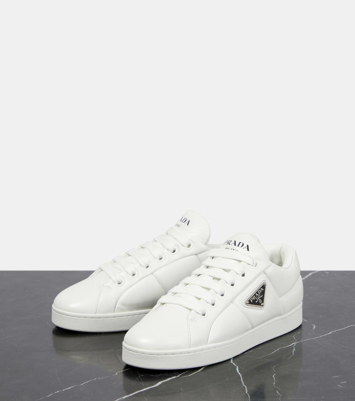 Prada Leather low-top sneakers