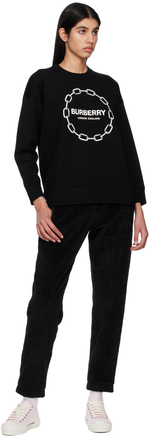 Burberry Women Black Stretch Wool Blend Sweater main image 1