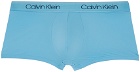 Calvin Klein Underwear Three-Pack Blue Boxers