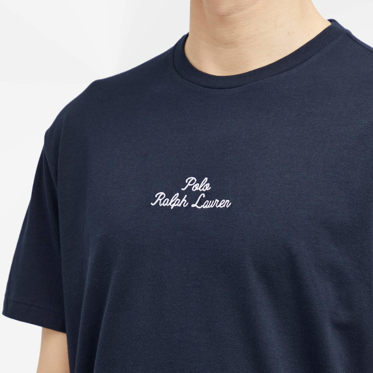 【送料関税込】Polo Ralph Lauren Chain Stitch Logo T-Shirt Polo Ralph Lauren Men's Chain Stitch Logo T-Shirt in Aviator