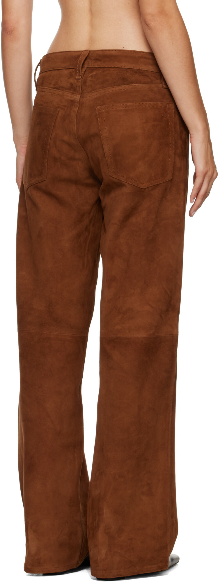 rag & bone Brown Cam Suede Pants