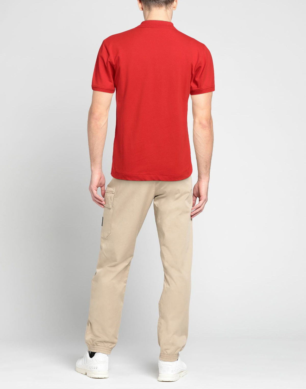 Invicta Mens Polo shirt in Tomato red