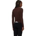 ISSEY MIYAKE Brown October Spongy-58 Cardigan