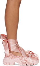 Rombaut Pink Boccaccio II Aura Bows Ballerina Flats