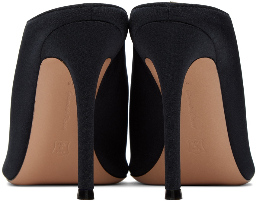 Gianvito Rossi Black Hiroko 105 Heeled Mules Gianvito Rossi
