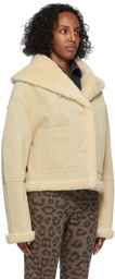 TheOpen Product Reversible Beige Fleece Jacket