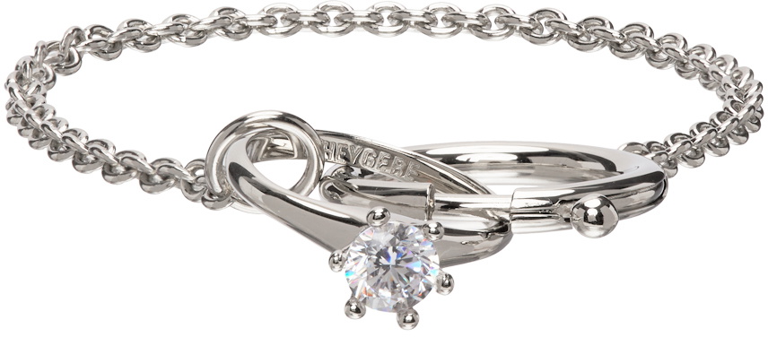 Silver Convertible Ring Bracelet