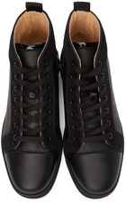 Christian Louboutin Black Louis Orlato High Sneakers