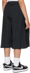 Wolf & Rita Kids Black Age of Togetherness Magda Plisseé Trousers