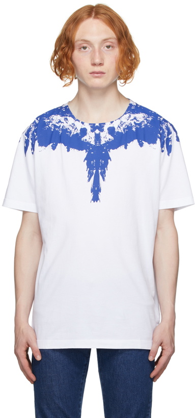 Photo: Marcelo Burlon County of Milan White & Blue Wings T-Shirt
