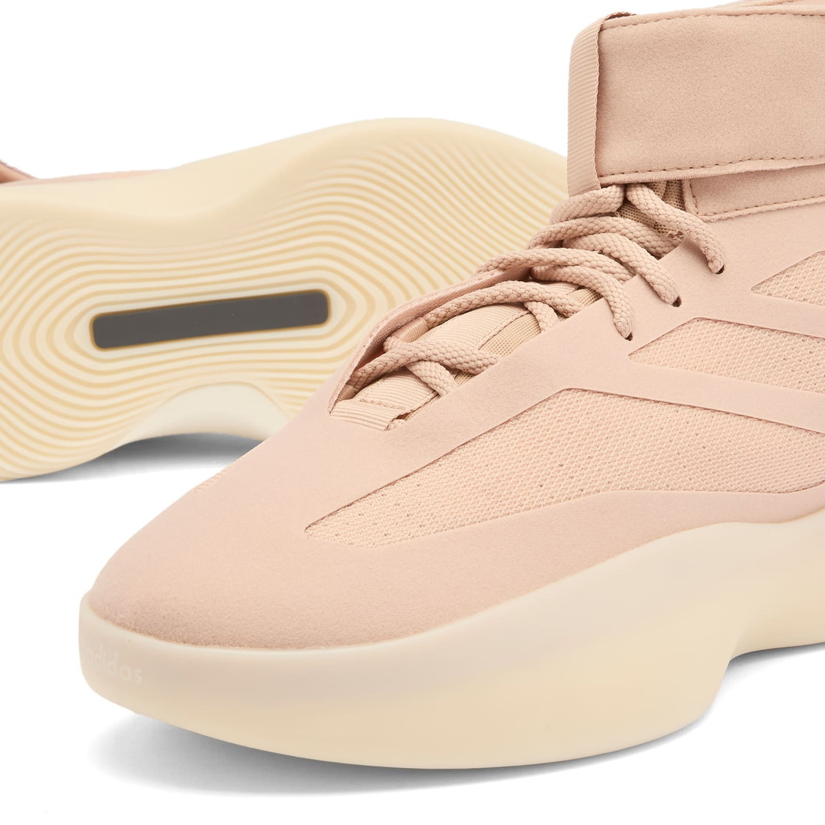 Adidas x FOG Men's adidas x Fear of God Athetlics High Sneaker in Ash Pearl
