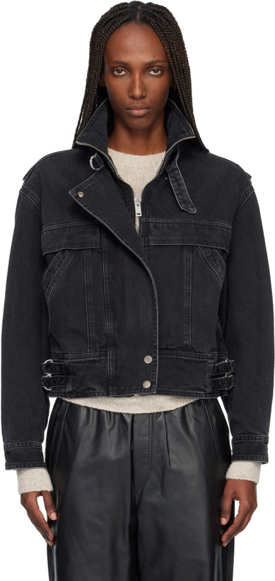 Photo: Isabel Marant Etoile Black Joseline Denim Jacket