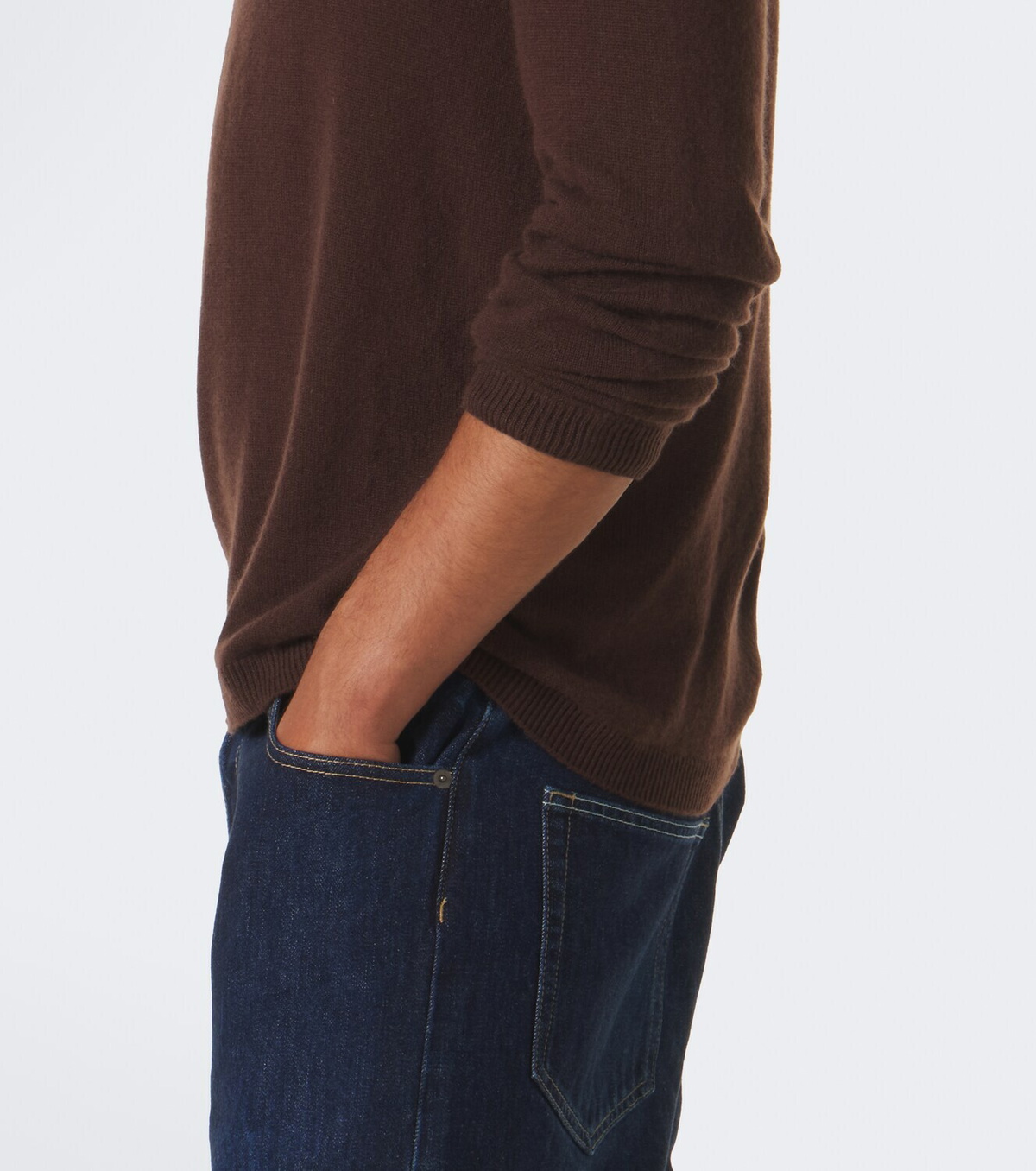 The Row Ripley cashmere polo sweater