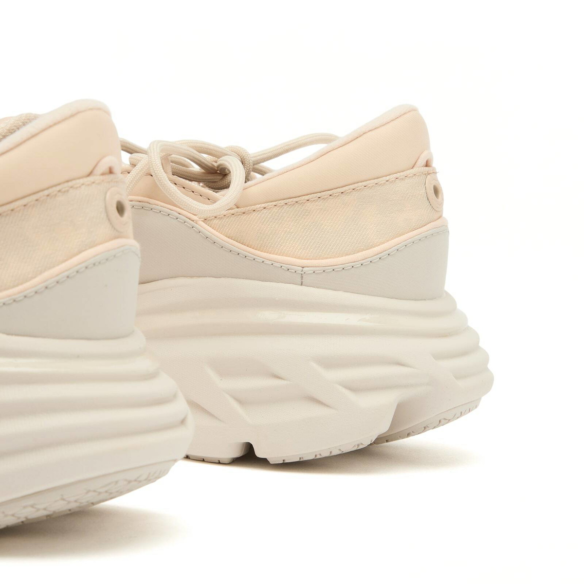 HOKA ONE ONE Women's Bondi Mary Jane Sneaker in Beech Wood/Stucco