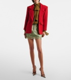 Saint Laurent Wool and silk-blend tweed jacket