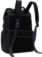 BOSS Navy Multi-Pocket Double B Monogram Backpack