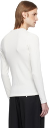 Karmuel Young White Second Skin Henley