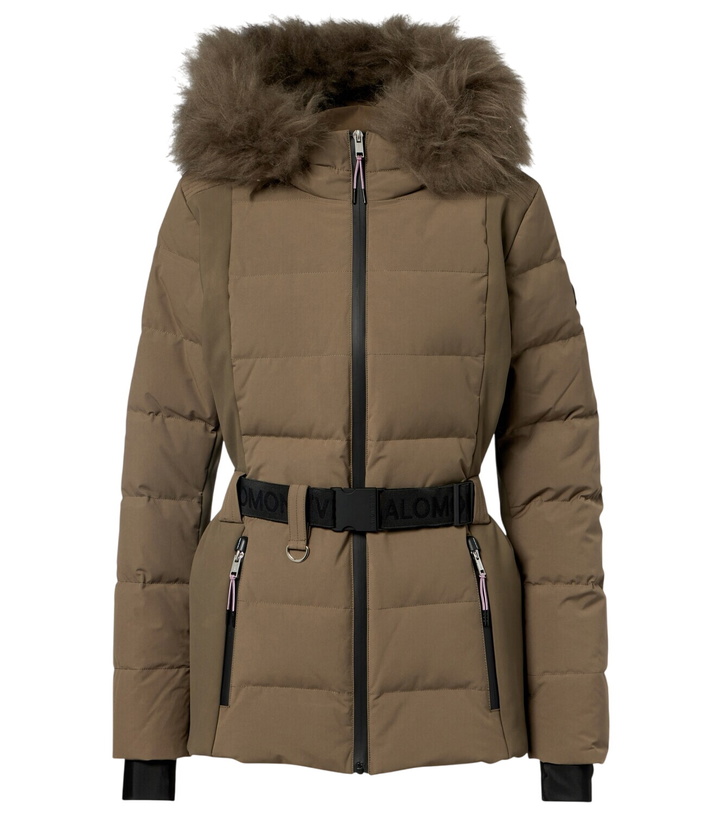 Photo: Yves Salomon Doudoune 64cm belted down jacket