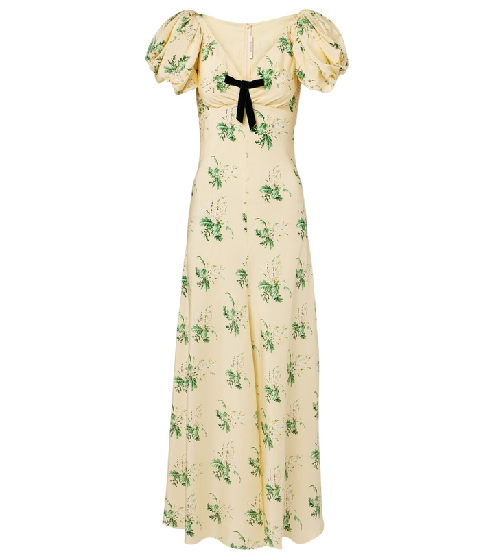 Photo: Rodarte Floral silk crêpe gown