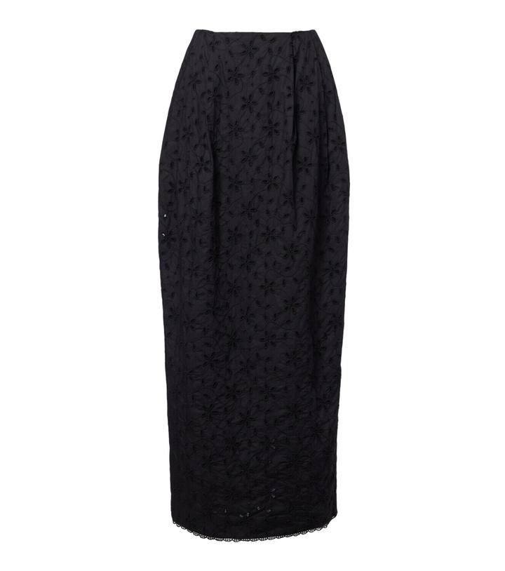 Photo: Posse Salma embroidered cotton maxi skirt