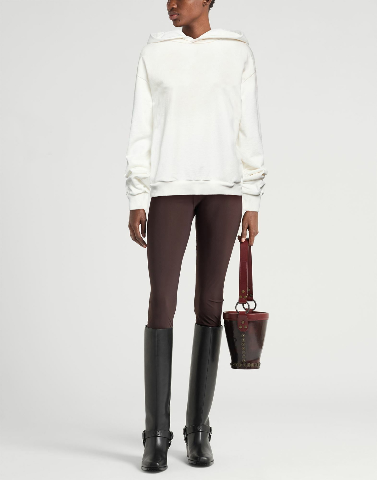Acne Studios Womens Sweatshirt in Off white