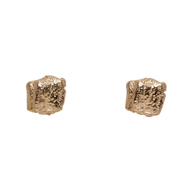 Photo: Pearls Before Swine Gold Forged Stud Earrings