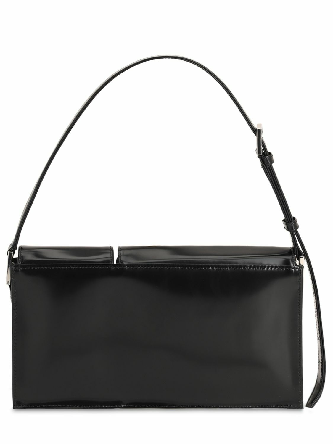 BY FAR - Billy Semi Patent Leather Shoulder Bag By Far
