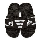 adidas Originals Black and White Adissage Sandals