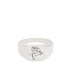 Serge DeNimes Men's Pegasus Ring in Silver