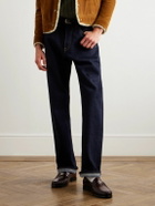 CELINE - Luco Logo-Embellished Polished-Leather Loafers - Brown