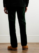 A Kind Of Guise - Straight-Leg Cotton-Velvet Trousers - Green