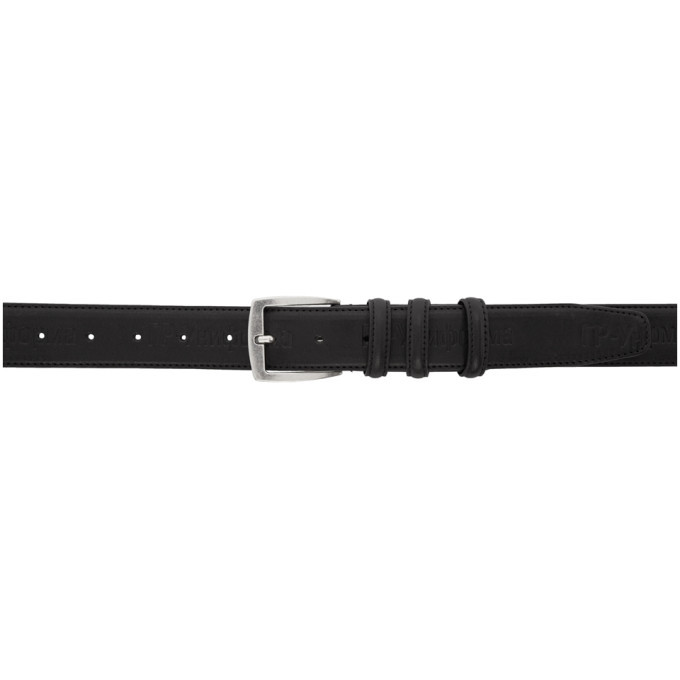 GR-Uniforma Black Leather Embossed Belt