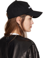 Wooyoungmi Black Embroidered Ball Cap