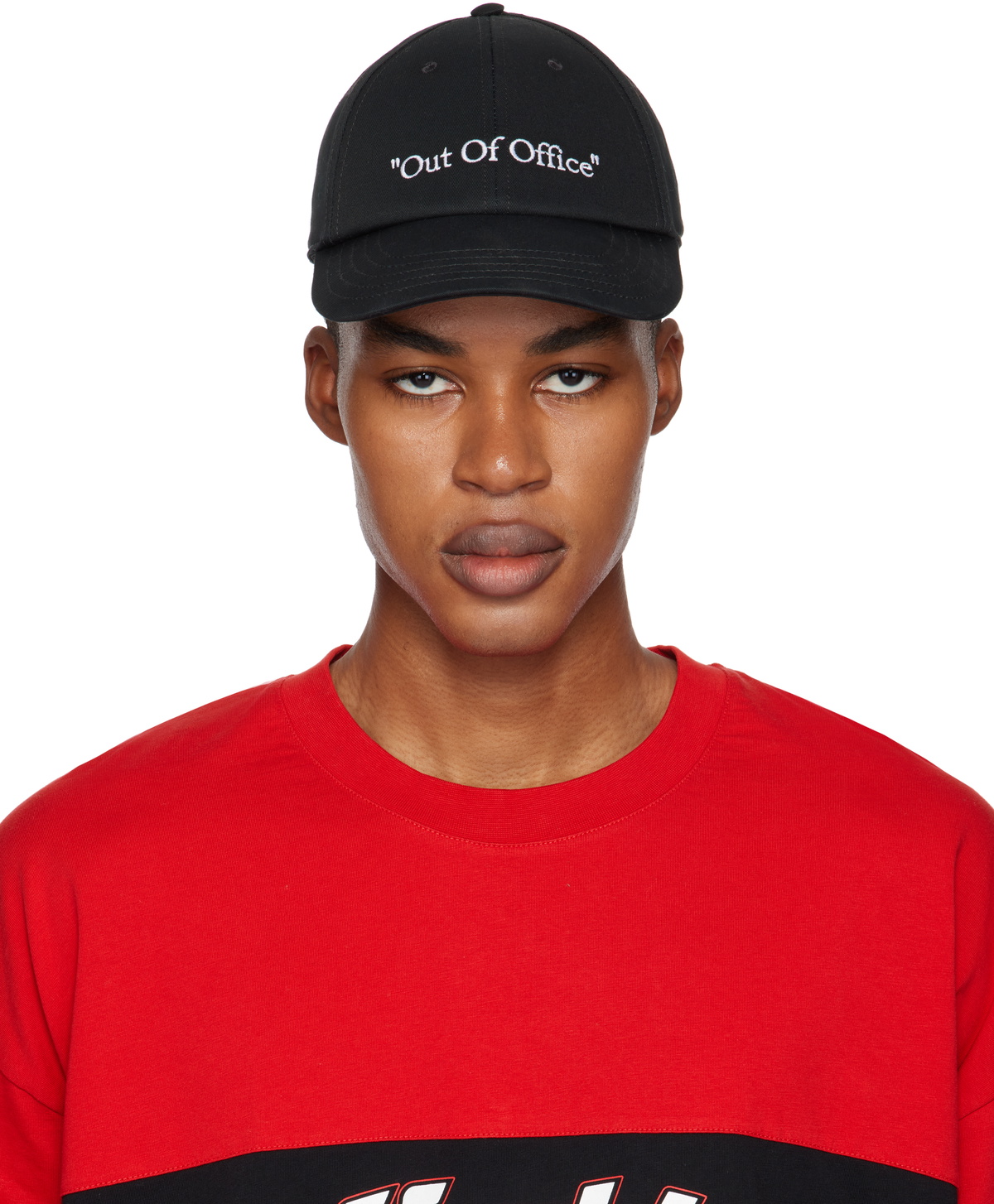 OFF-WHITE Off Stamp Cotton Drill Baseball Cap Off-White