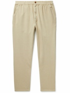 Outerknown - Beach Cropped Tapered Organic Cotton-Twill Trousers - Neutrals