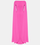 Solace London Sadie crêpe gown