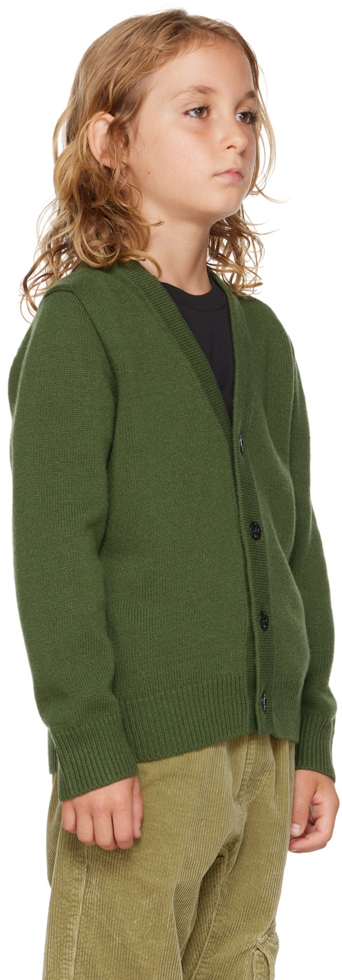 Stone Island Junior Kids Khaki Button Cardigan Stone Island Stone Island Junior Kids Khaki Button Cardigan Stone Island