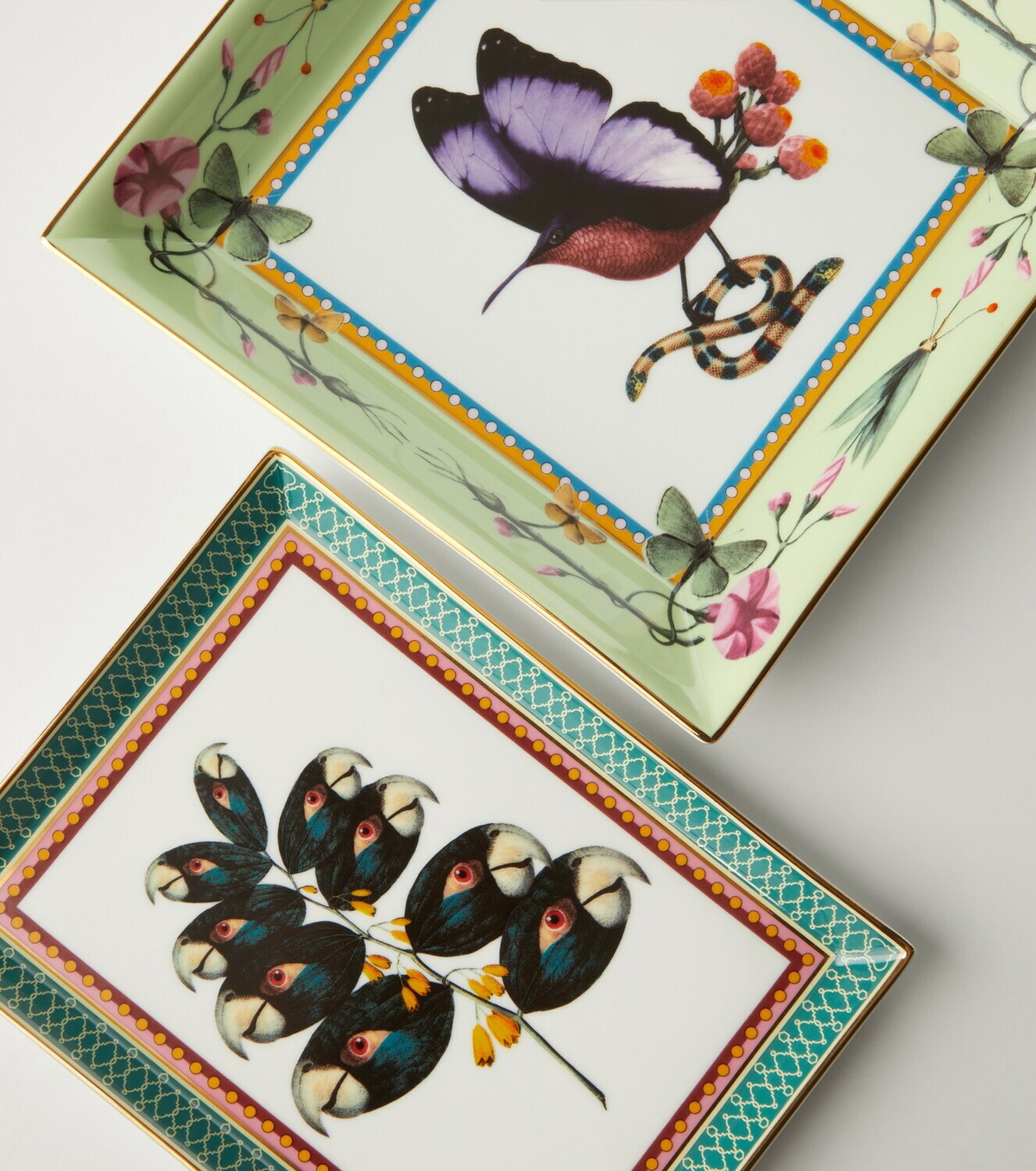 La DoubleJ Butterbird porcelain decorative tray