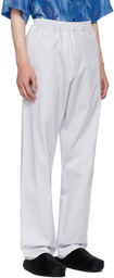 Marni Blue Drawstring Trousers