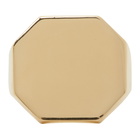 Bottega Veneta Gold Signet Ring