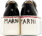 Marni Black Gooey Platform Sneakers