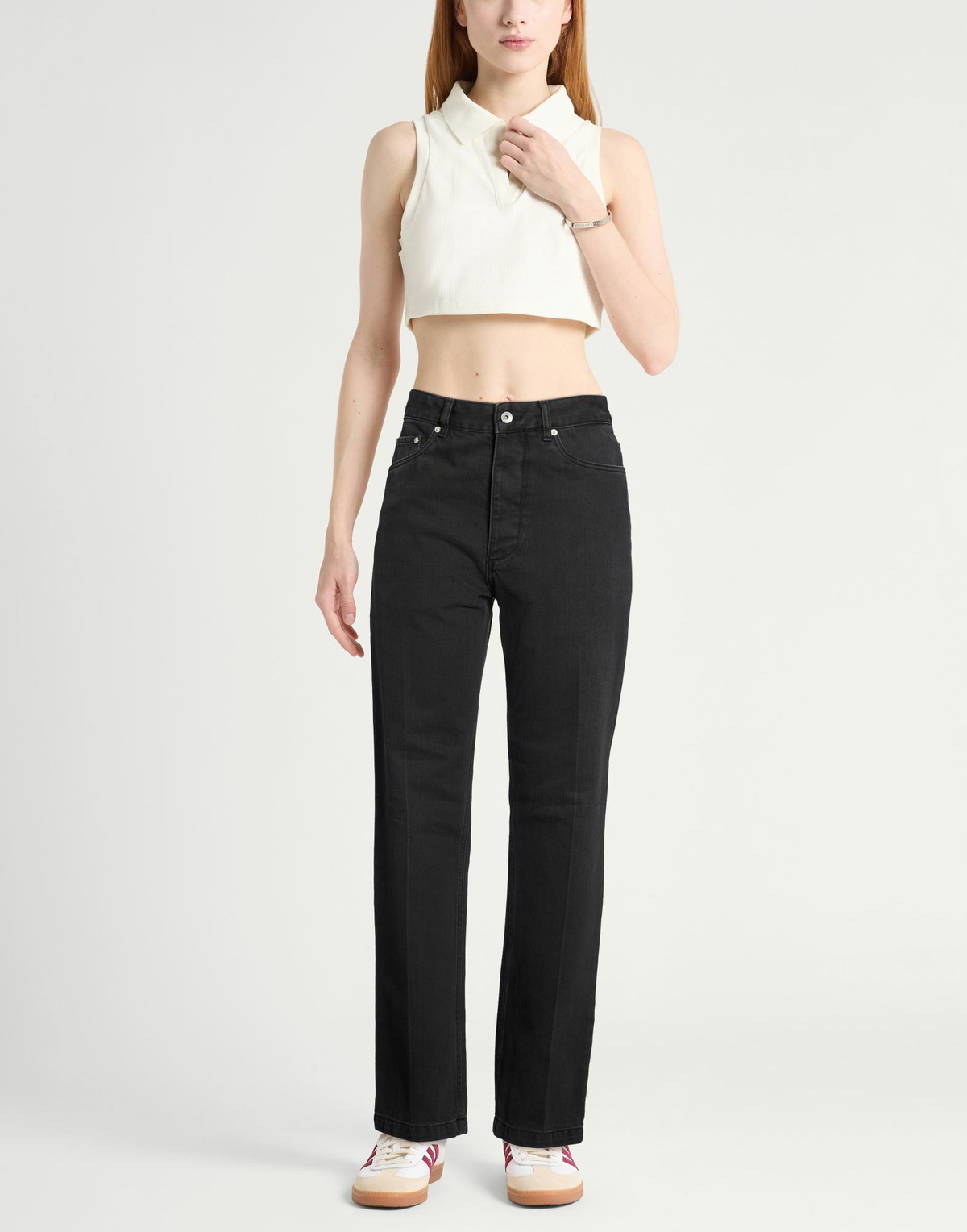 Studio Nicholson Womens Jeans in Black