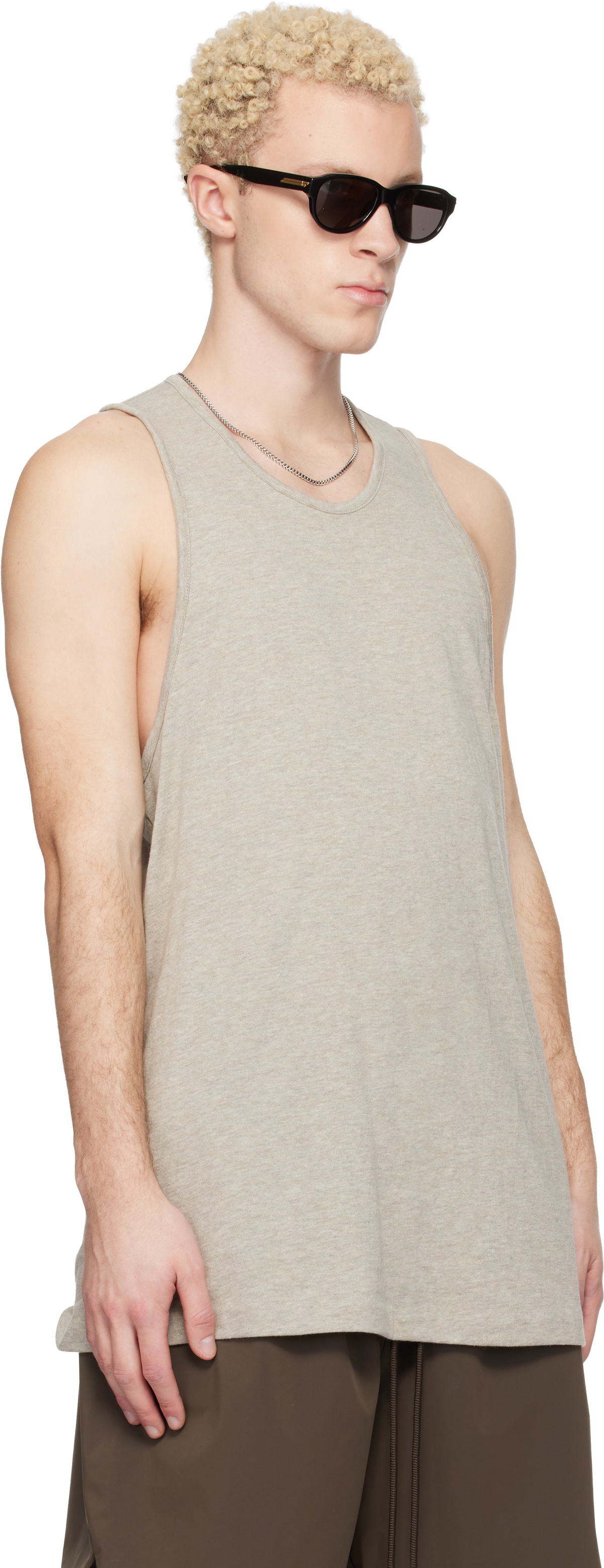 Fear of God ESSENTIALS Taupe Signature Essential Tank Top