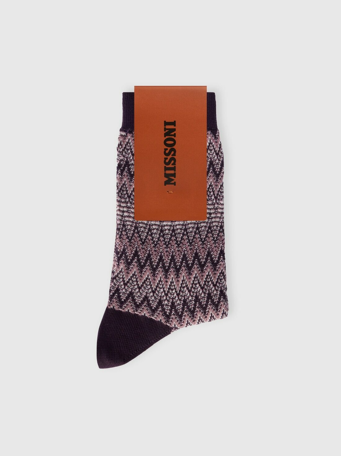 Missoni - Mid-length cotton-blend chevron socks, Women, Multicoloured