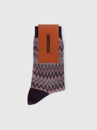Missoni - Mid-length cotton-blend chevron socks, Women, Multicoloured
