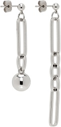 Justine Clenquet Silver Ali Earrings