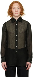 Factor's Black Mesh Shirt