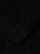 Hartford - Jonny Unstructured Cotton-Corduroy Blazer - Black